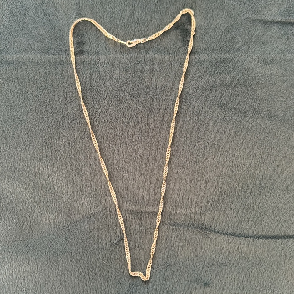 14K Yellow Gold Plated 20” Necklace